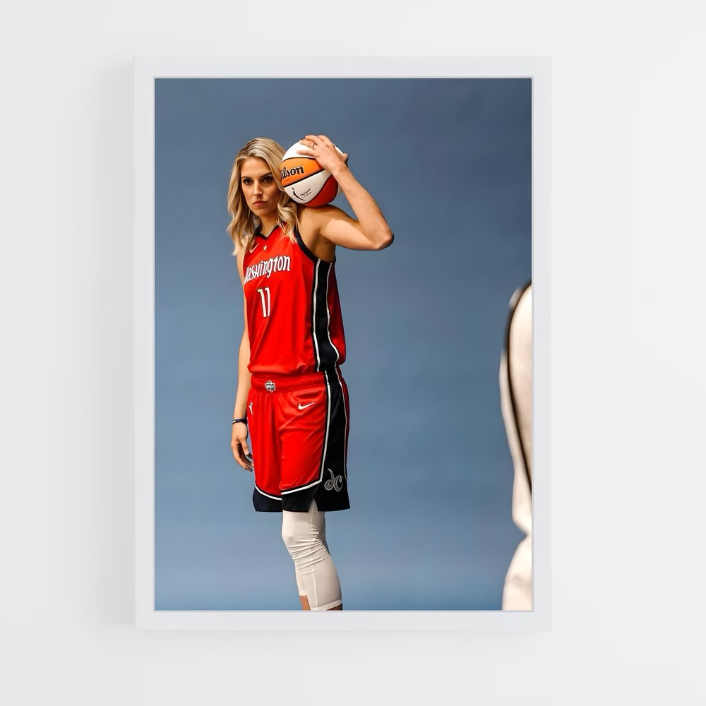 Poster Elena de delle – affiche Basketball (vue 3)